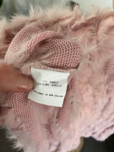 Slim Rabbit fur shawl