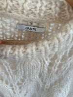 Load image into Gallery viewer, GANNI The Julliard Mohair Jumper White
